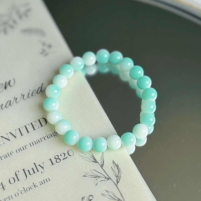 Purple Crystal Female Pliable Temperament Rosary Decompression Hand Bracelets