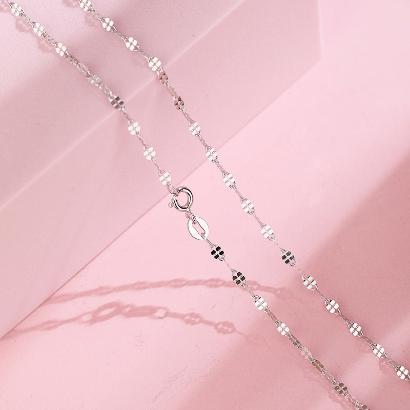 Starry Sky Snake Bones Chain Melon Seeds Necklaces
