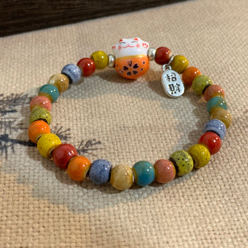 Niche Personality Colorful Ethnic Style Girlfriends Bracelets