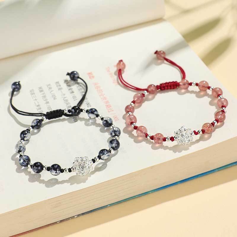 Flower Ghost Lotus Couple Female Niche High Sense Bracelets
