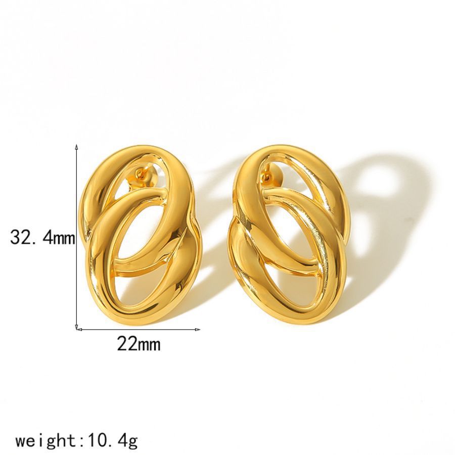 Women's Stainless Steel Niche High-grade Heart Line Rings