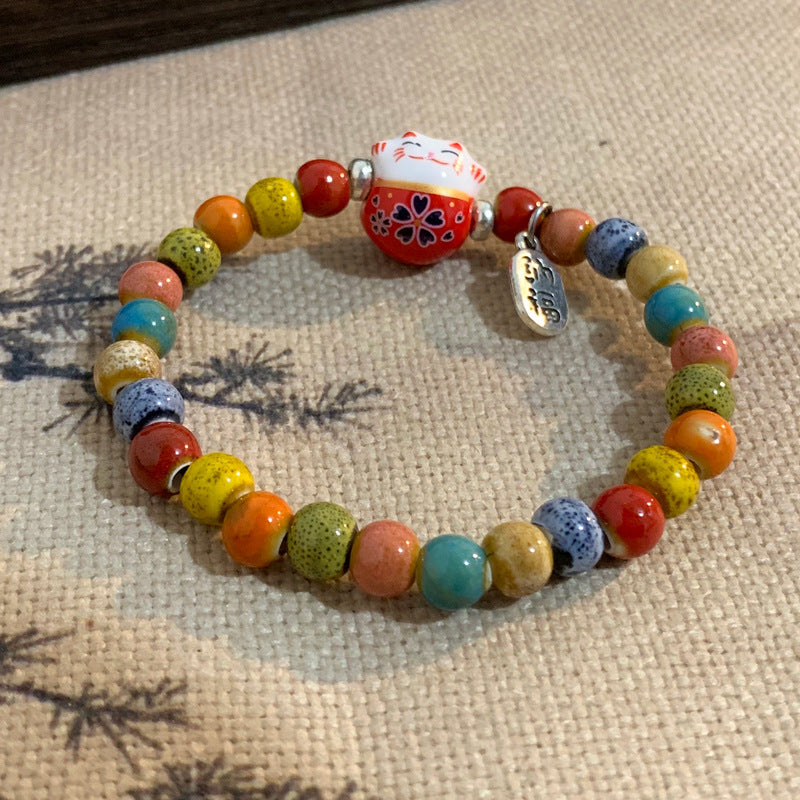 Niche Personality Colorful Ethnic Style Girlfriends Bracelets