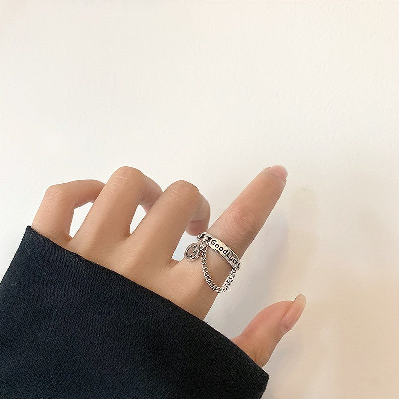 Women's Opening Adjustable Index Finger Retro High Rings