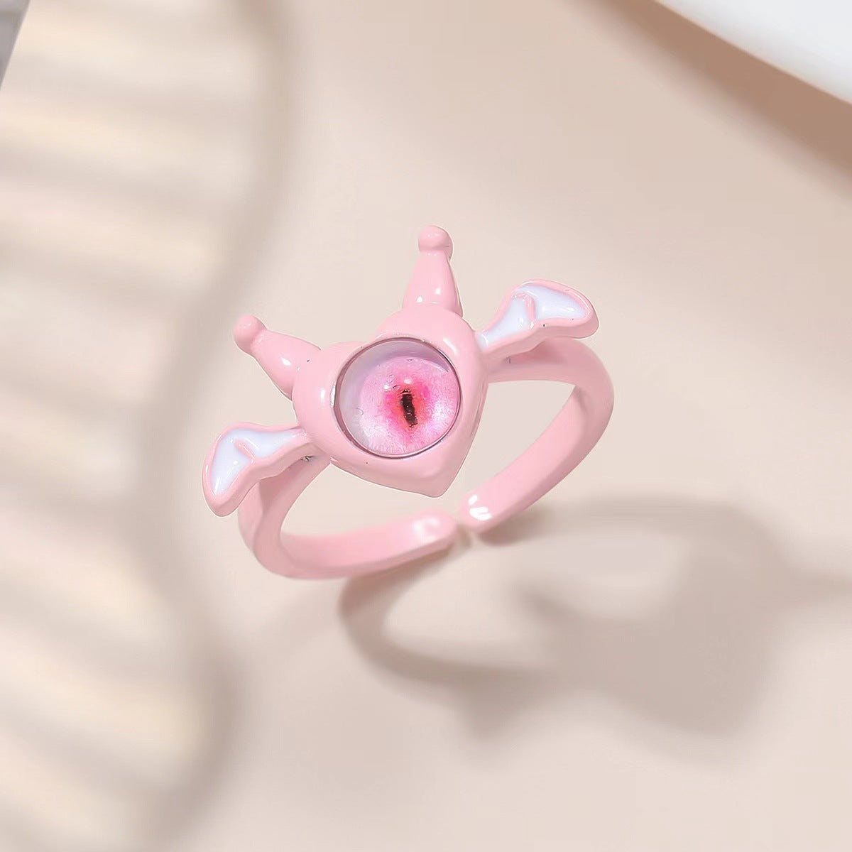 Little Monster Dopamine Couple Girlfriends Gift Rings