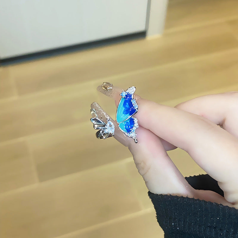 The Debris Series Gradient Female Design Rings