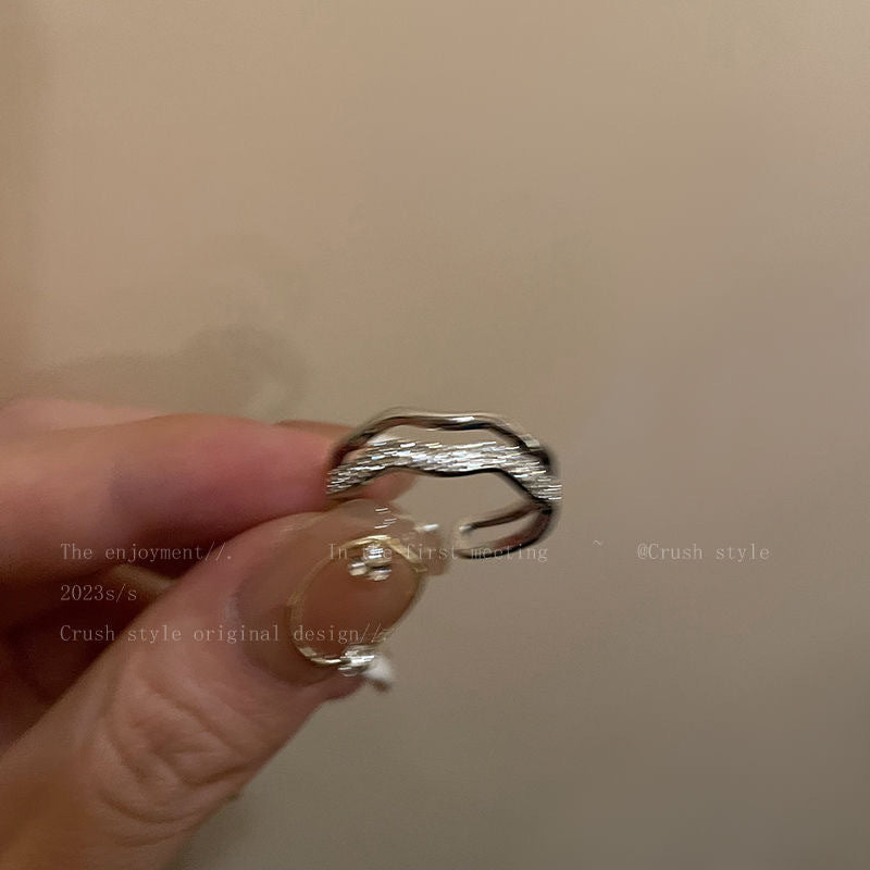 Cold Wind Temperament Wild Couple Index Rings