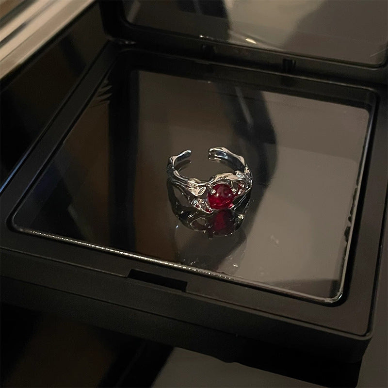Women's & Men's High-grade For Twin Cold Niche Design Rings