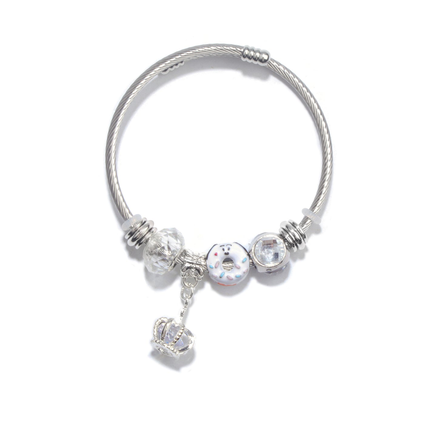 Cute Fresh Crown Beaded Fashion Beautiful Bracelets
