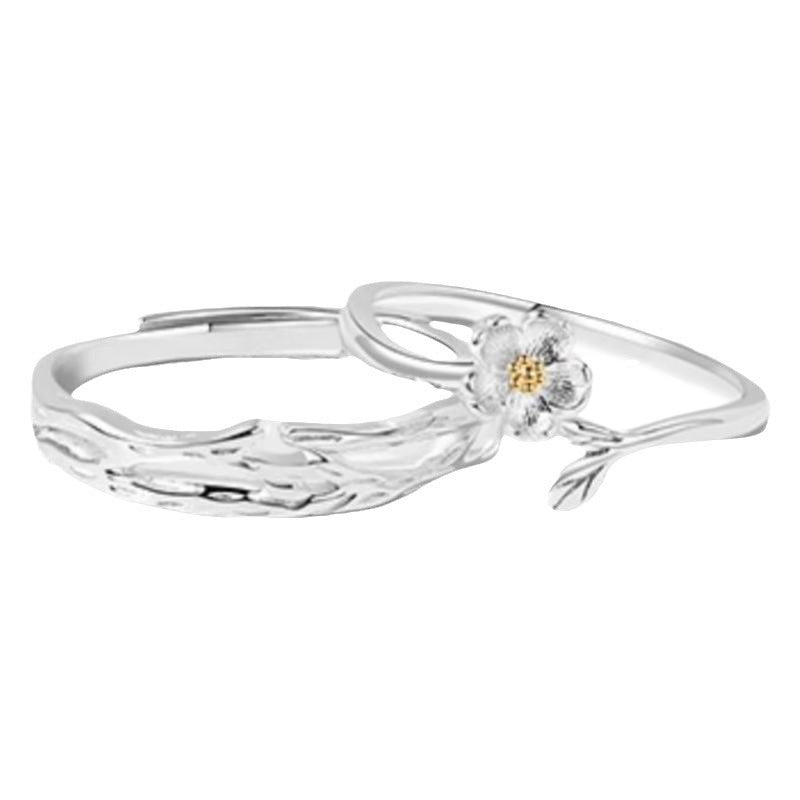 Sier Not To Evade Couple Pair Rings