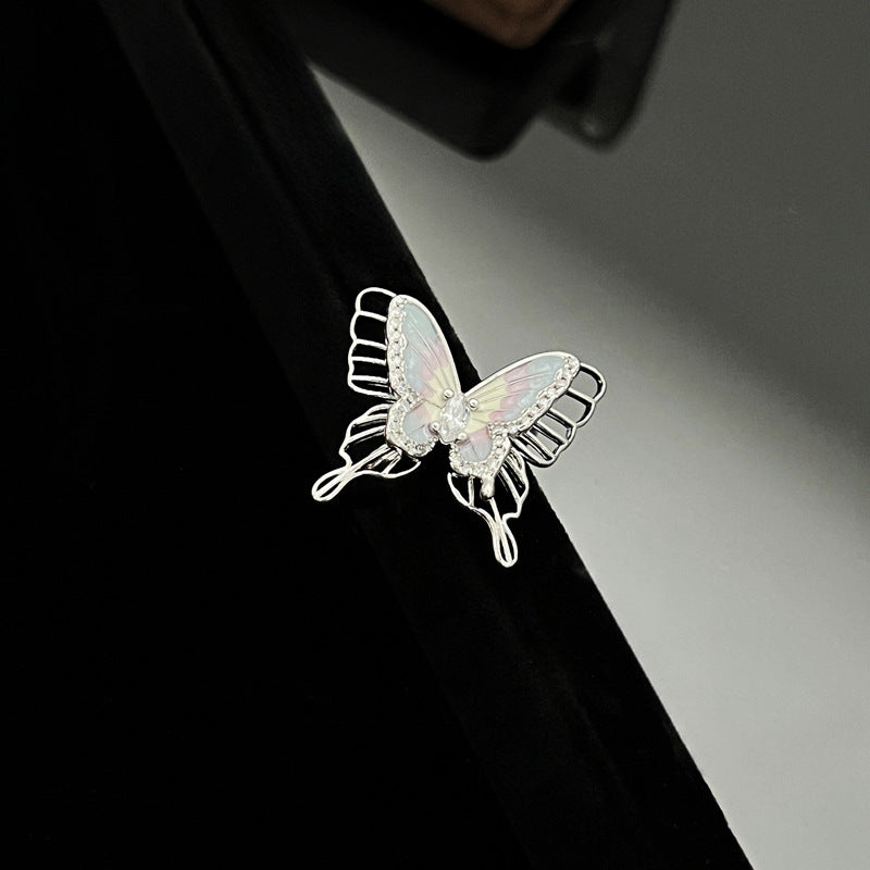 Glaze Butterfly Opening Female Trendy Cool Hot Rings