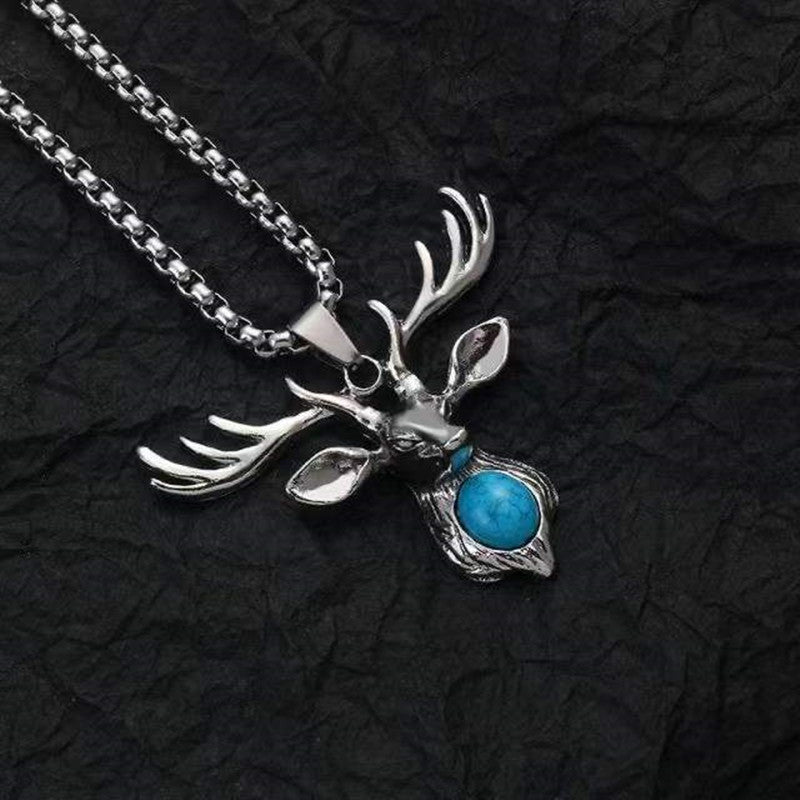 Women's & Men's Dog Tag Titanium Steel Trendy Cool Necklaces