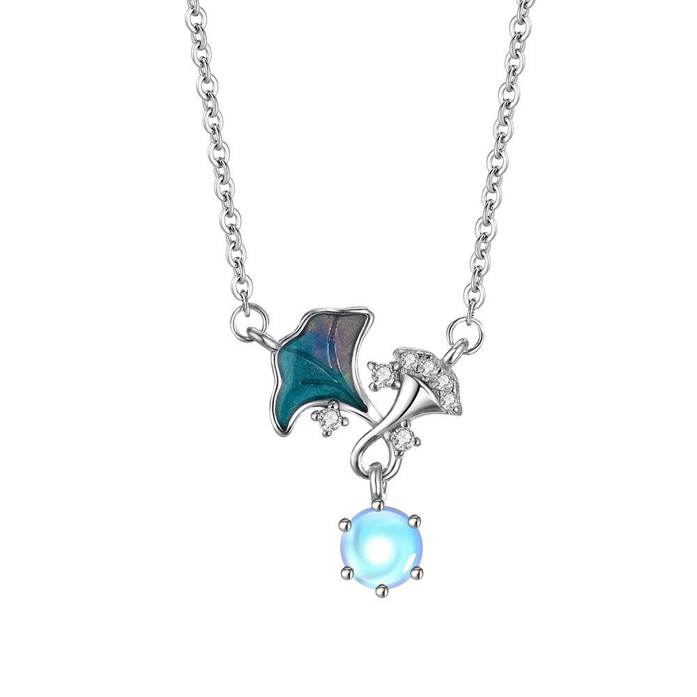 Women's Moonlight Small Apricot Suit Light Luxury Minority Mori Style Necklaces