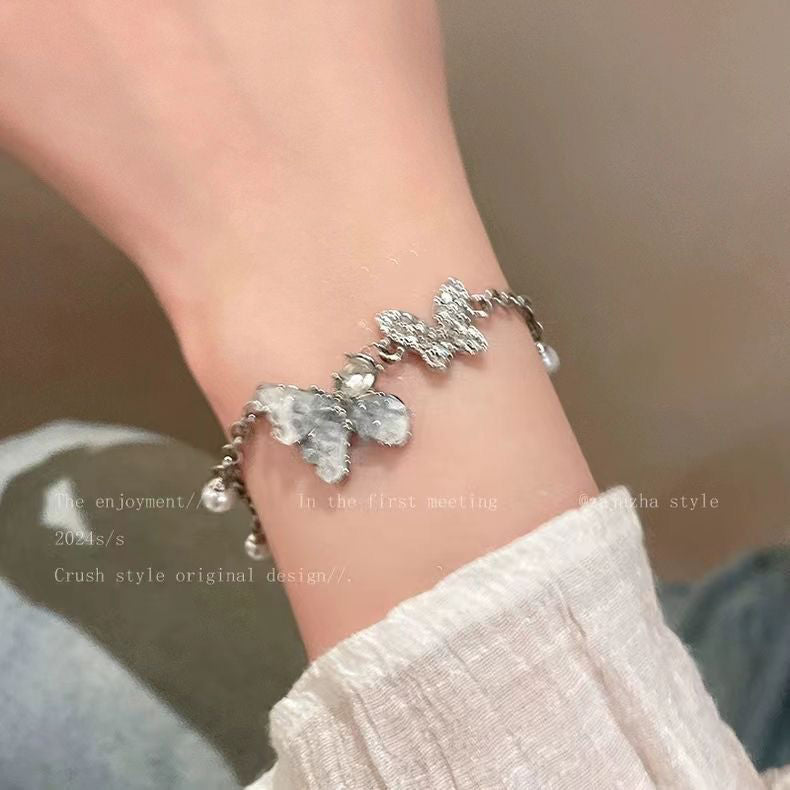 Butterfly Female Summer Light Luxury Minority Bracelets
