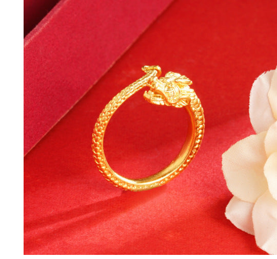 Light Luxury Design Real Bronze Open Rings