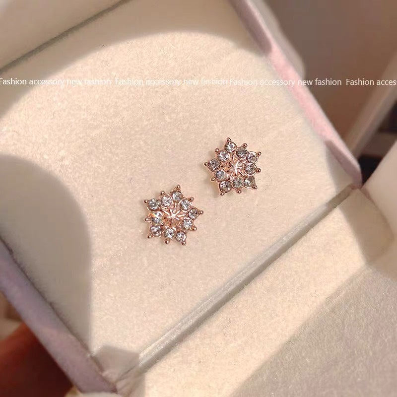 Women's Niche High-grade Sier Needle Elegant Eardrops Earrings