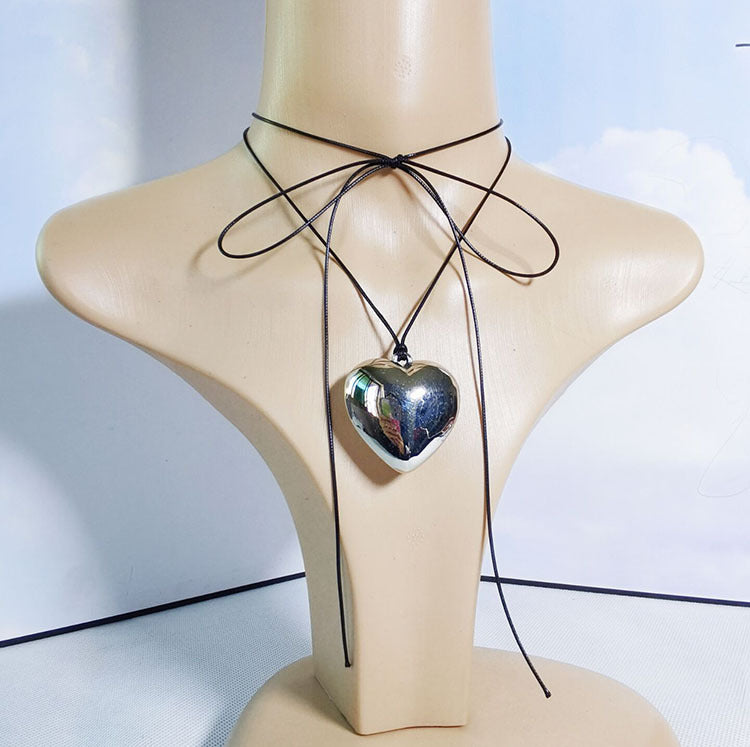 Wax Line Flannel Clavicle Chain Big Necklaces