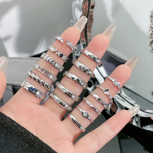 Unisex Style Temperamental Minority Design Sense Rings