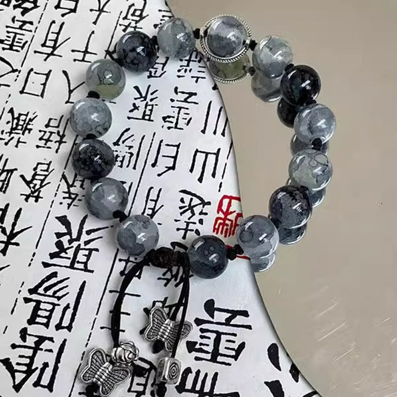 Women's National Fashion Bamboo Butterfly Retro Ethnic Bracelets