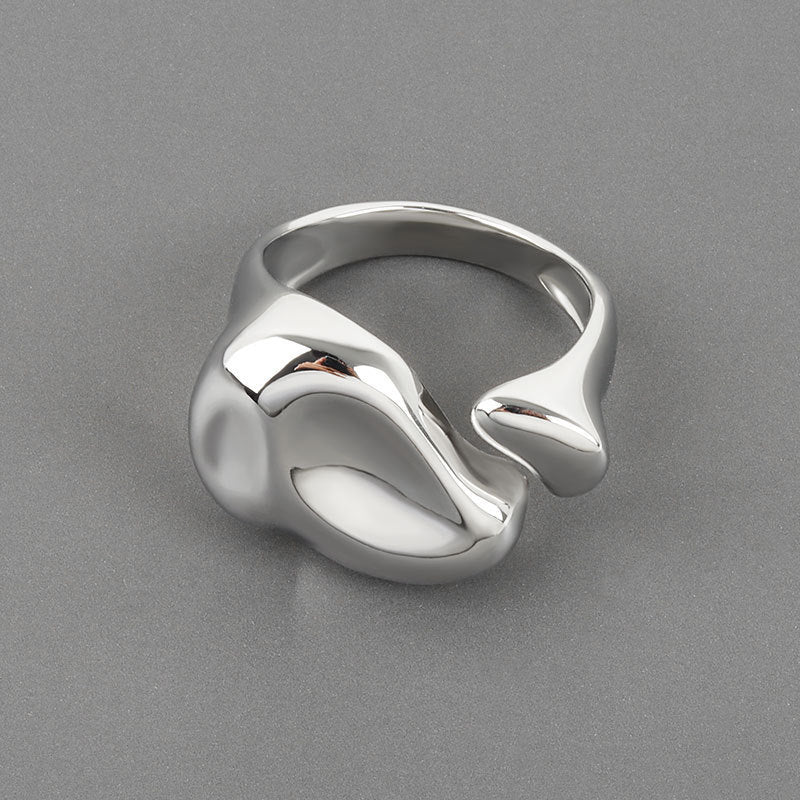 Women's Style Jewelry Niche Design Minimalist Irregular Rings