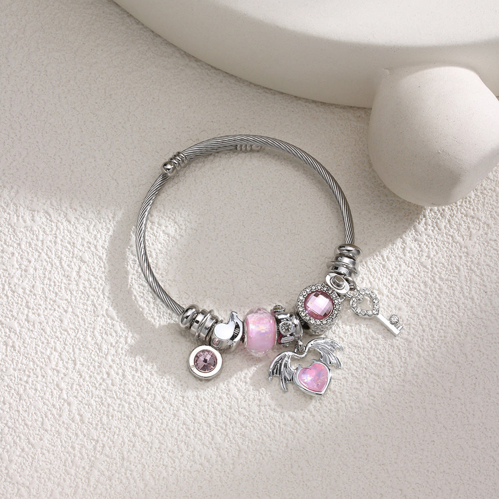Pan Duo Swan Pull Cute Cartoon Bracelets