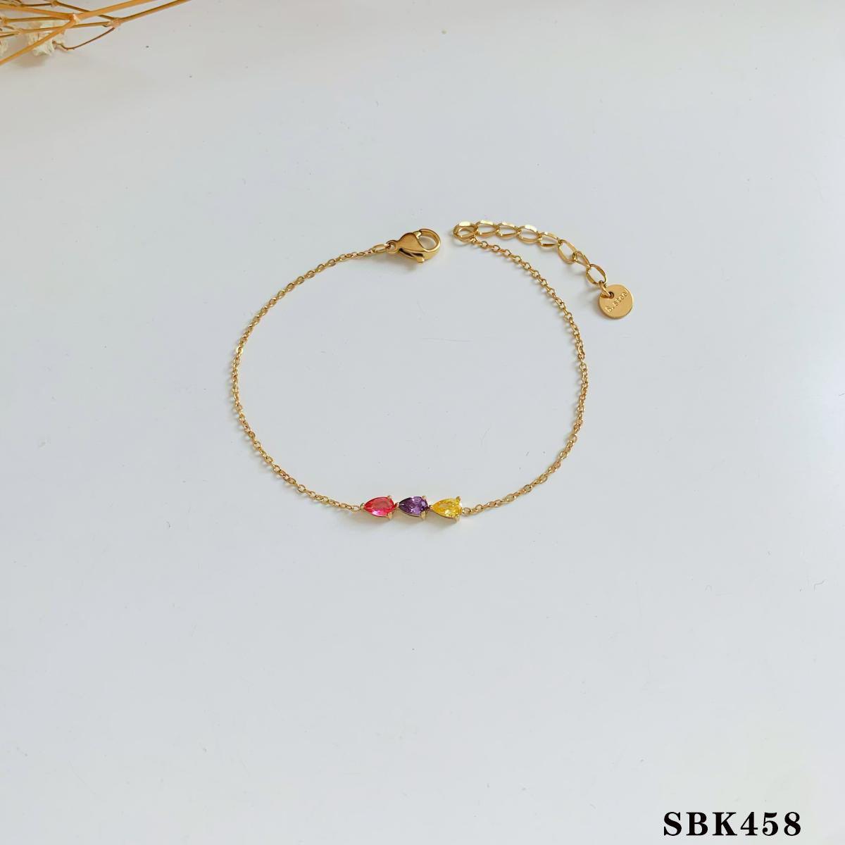 Steel Zircon Design High-grade Exquisite Sweet Bracelets