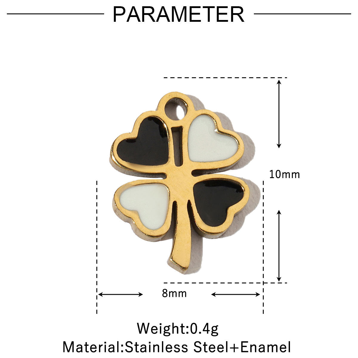 Flower Fish Colorful Oil Titanium Steel Female Angel Pendants