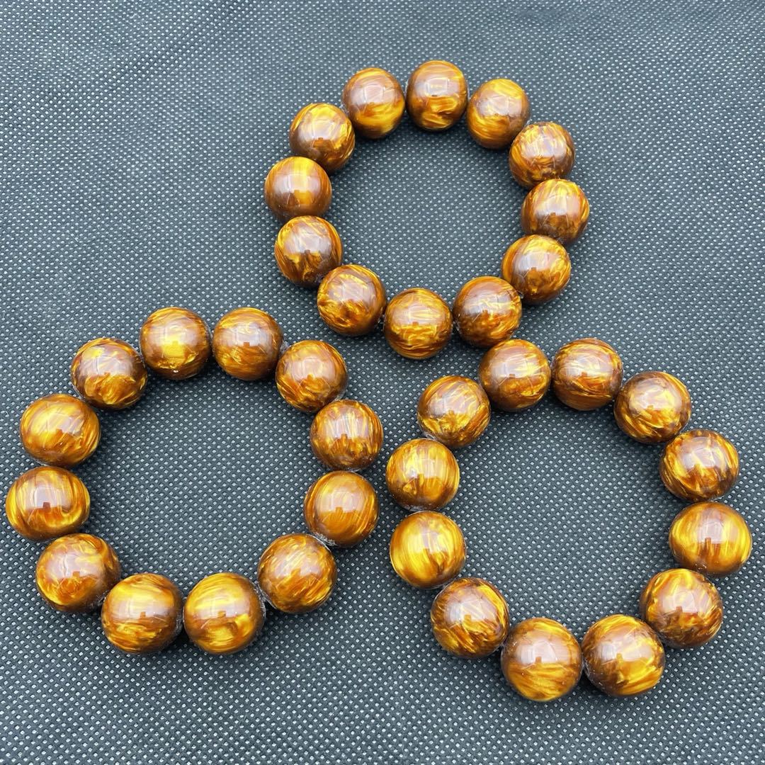 Men's Sea Willow Beads Amber Beaded Crafts Live Bracelets