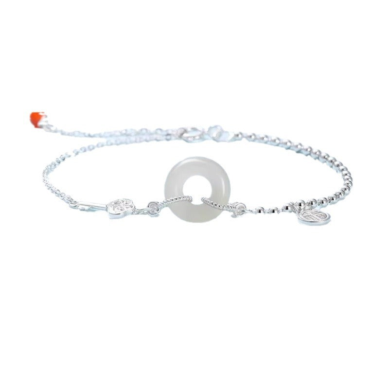 Peace Buckle Jade Chinese Style Light Luxury Bracelets