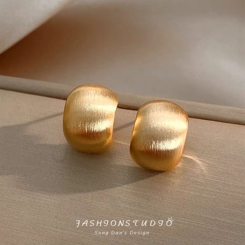 Popular Niche Temperament Female Advanced Metal Earrings