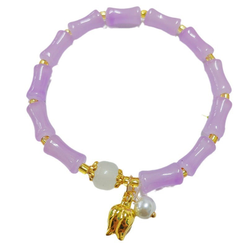 Style National Lily Festival High Pearl Aventurine Bracelets