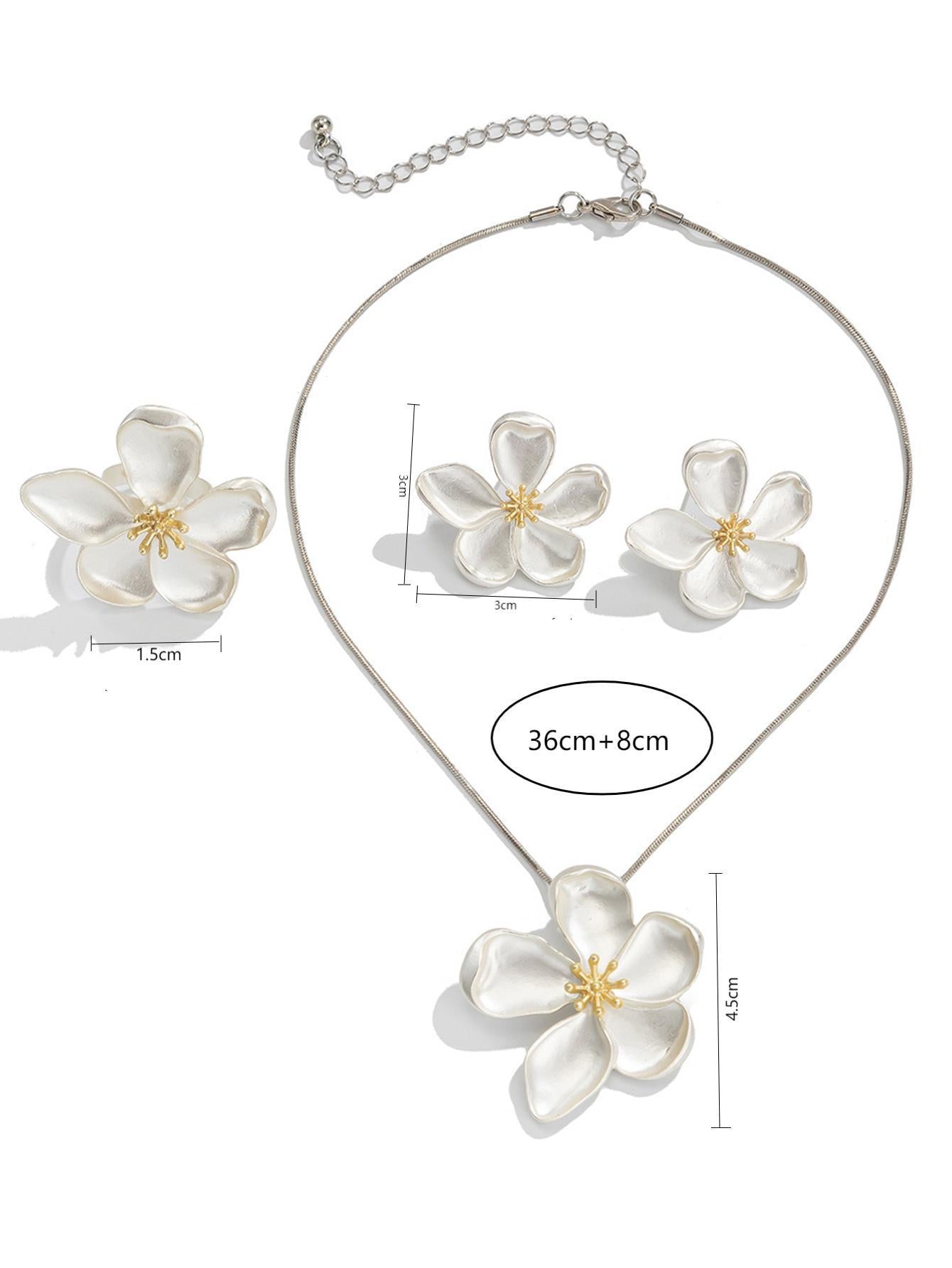 Women's Lucky Four-leaf Clover Five Petal Flower Bracelets