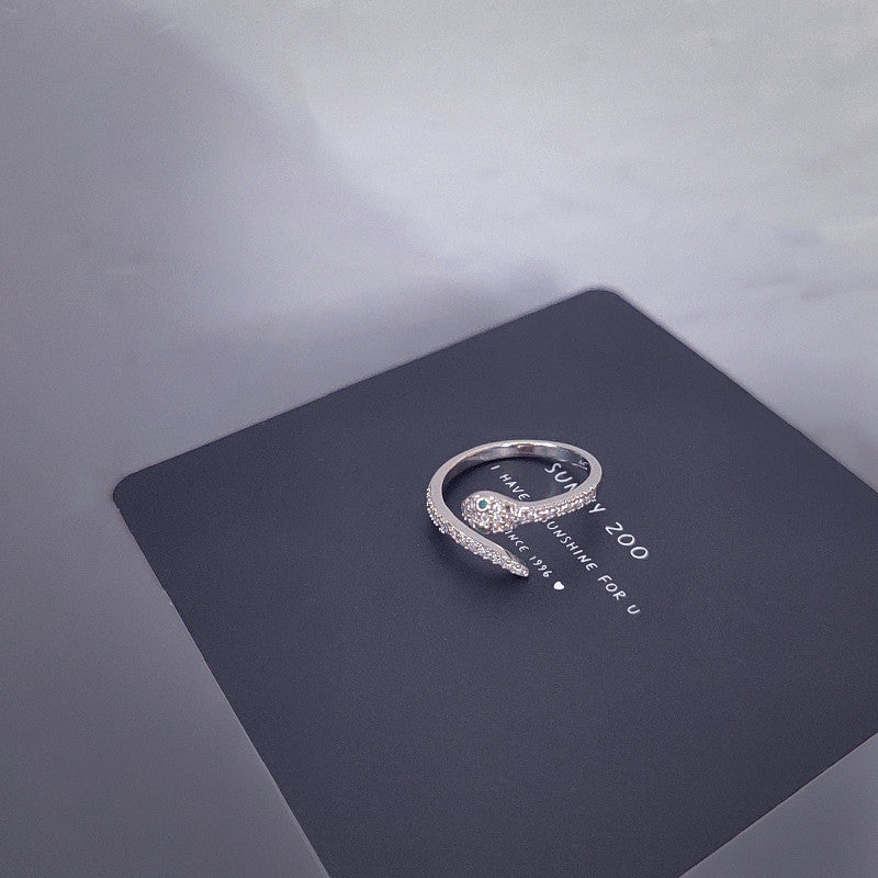 Fashion Personality Copper Micro Inlay Full Rings