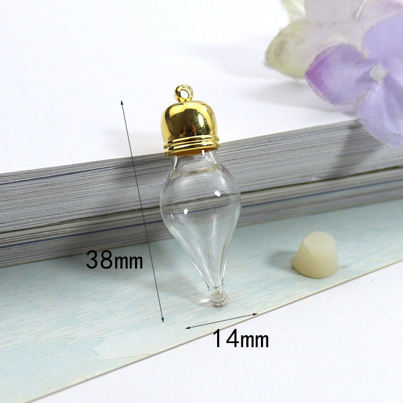Drop Rice Cave Bottle Ing Glass Thread Fire Extinguisher Bottles Pendants
