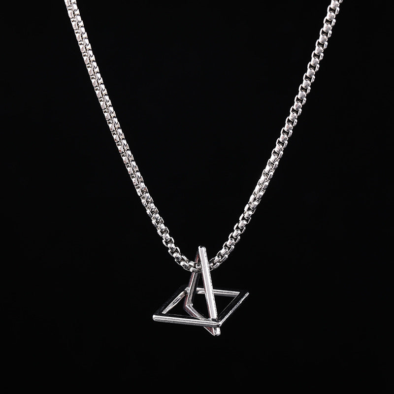 Women's & Men's Fashion Hip Hop Devil Smiley Geometric Necklaces