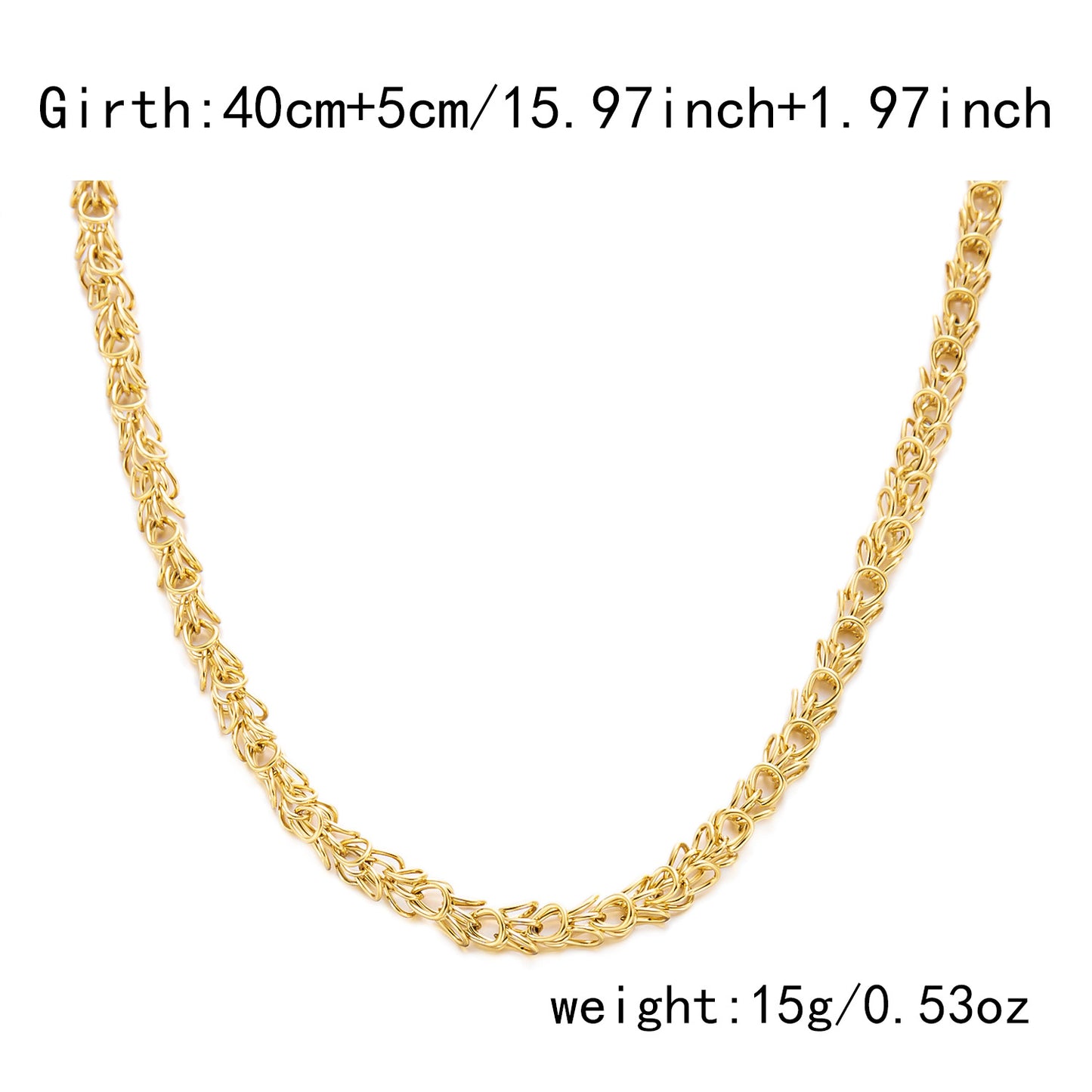 Women's Stainless Steel Crown Chain Graceful Jewelry Necklaces