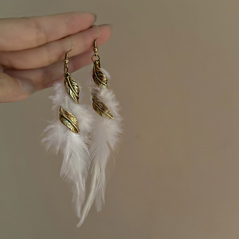 Tassel Niche Ethnic Style Ear Hook Temperament Earrings