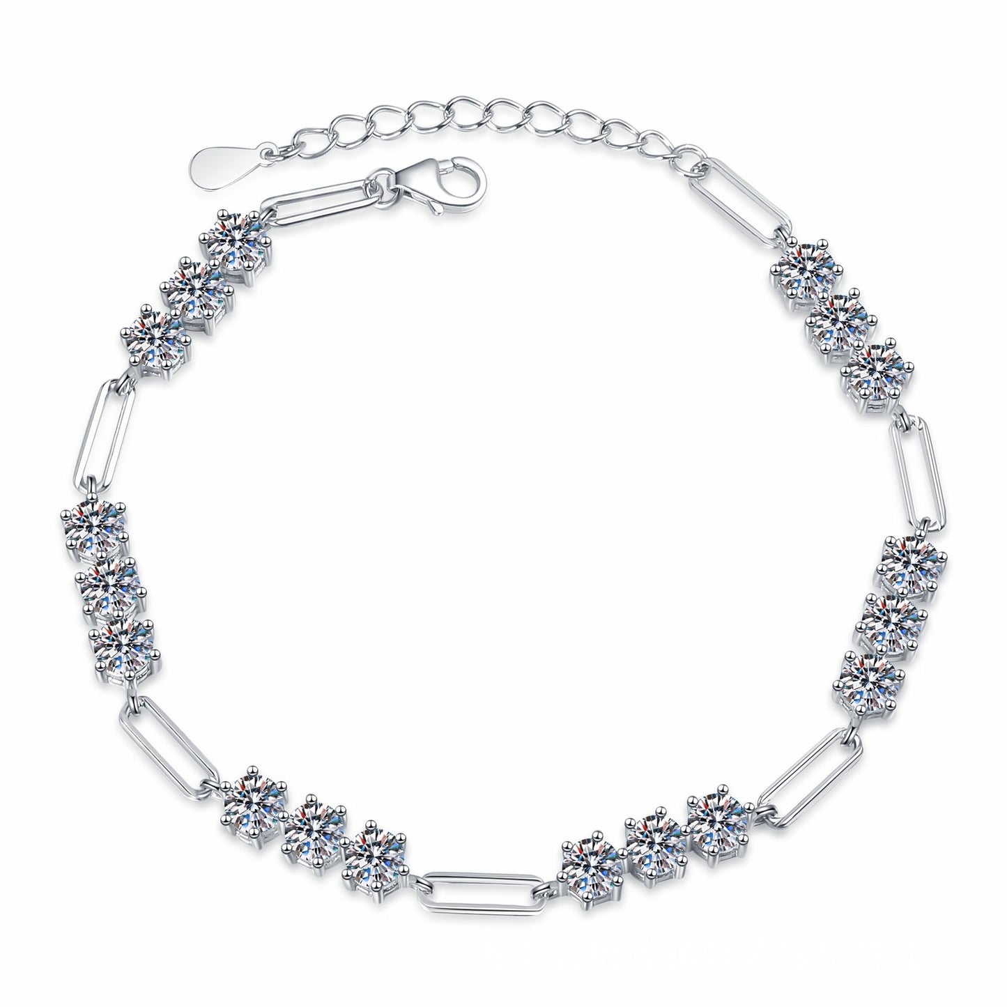 Women's Carat Moissanite High-grade Light Luxury Bracelets