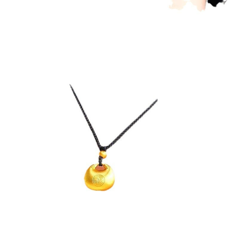 Women's Safety Lock Chinese Style Antique Design Sense Minority Necklaces