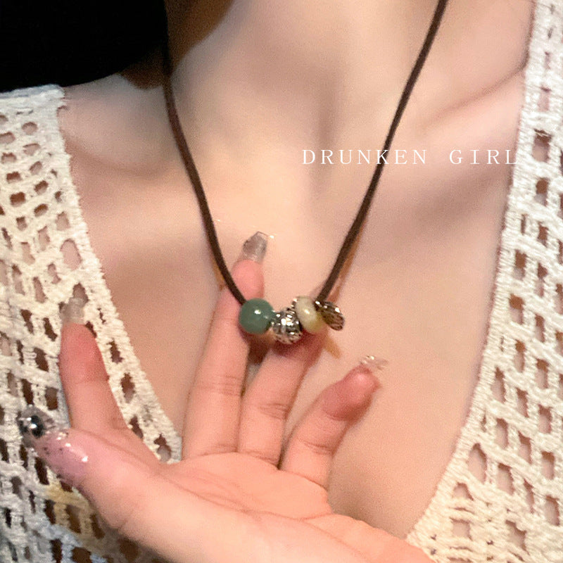 Women's Style Butterfly National Fashion Simple Retro Beaded Necklaces