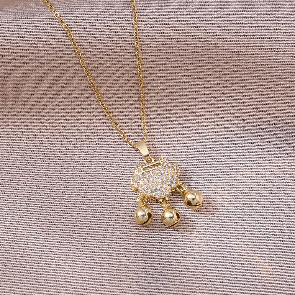 Women's Lock Of Good Vintage Clavicle Chain Elegant Titanium Necklaces