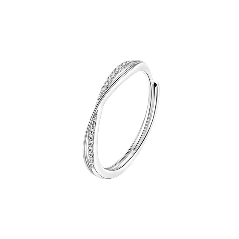 Style Simple Cross Trendy Temperament Index Rings