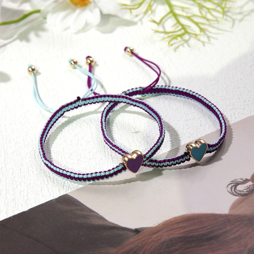 Simple Handmade Woven Adjustable Surfer Carrying Bracelets