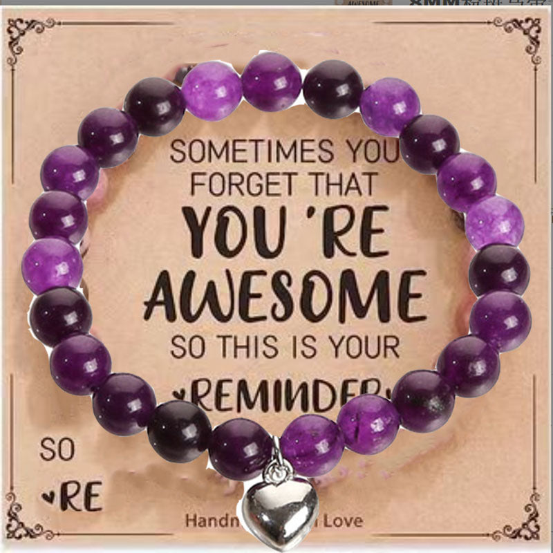 Heart Magnetic Powder Zebra Adjustable Hand Bracelets