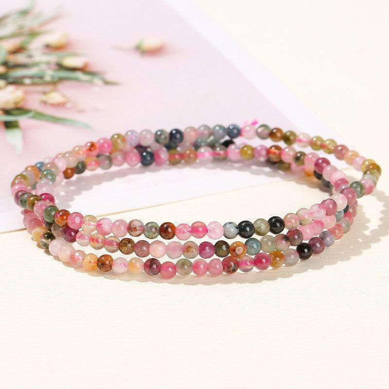 Jewelry Natural Super Seven Garnet Colorful Bracelets
