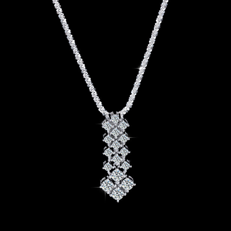 Fashion Comfortable Casual Graceful Diamond Moissanite Earrings