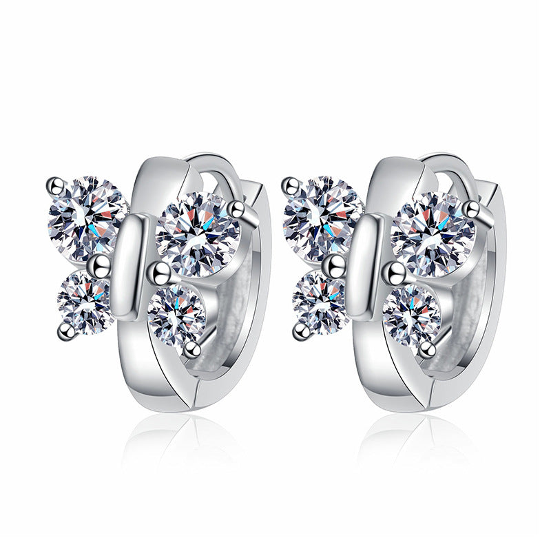 Beautiful Sterling Sier Full Diamond Moissanite Rings