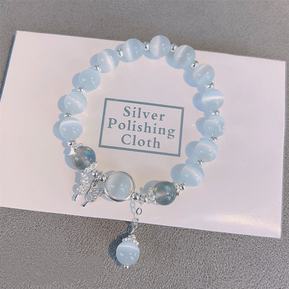 Imitation Opal Butterfly Female Light Luxury Tide Bracelets
