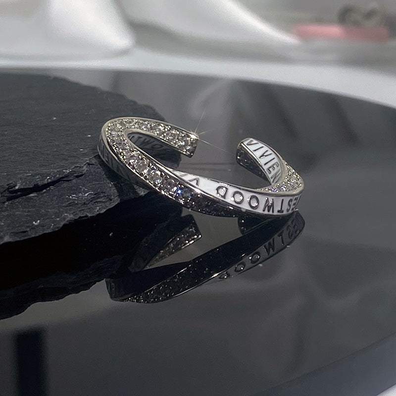 Cream Style Niche Design Personality Cartoon Creative Rings