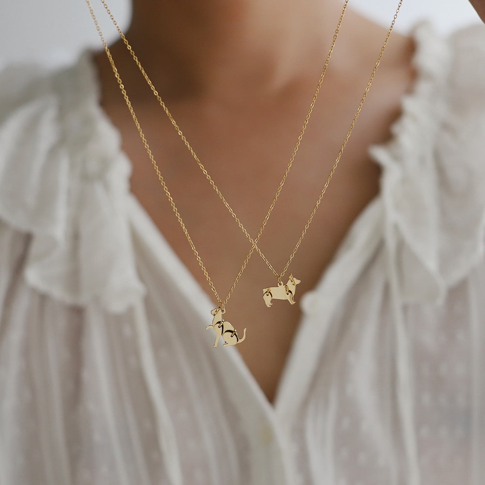 Cute Pet For Girlfriends Clavicle Chain Necklaces