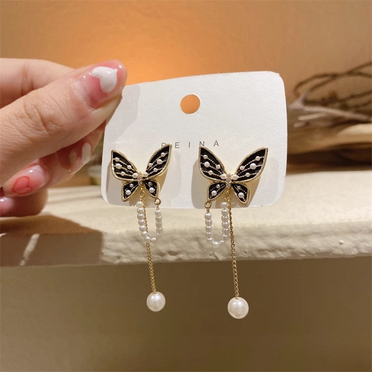 Women's Fashionable Light Luxury Butterfly Design High-grade Rings